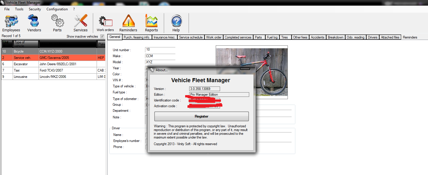Vehicle manager fleet network edition cracked